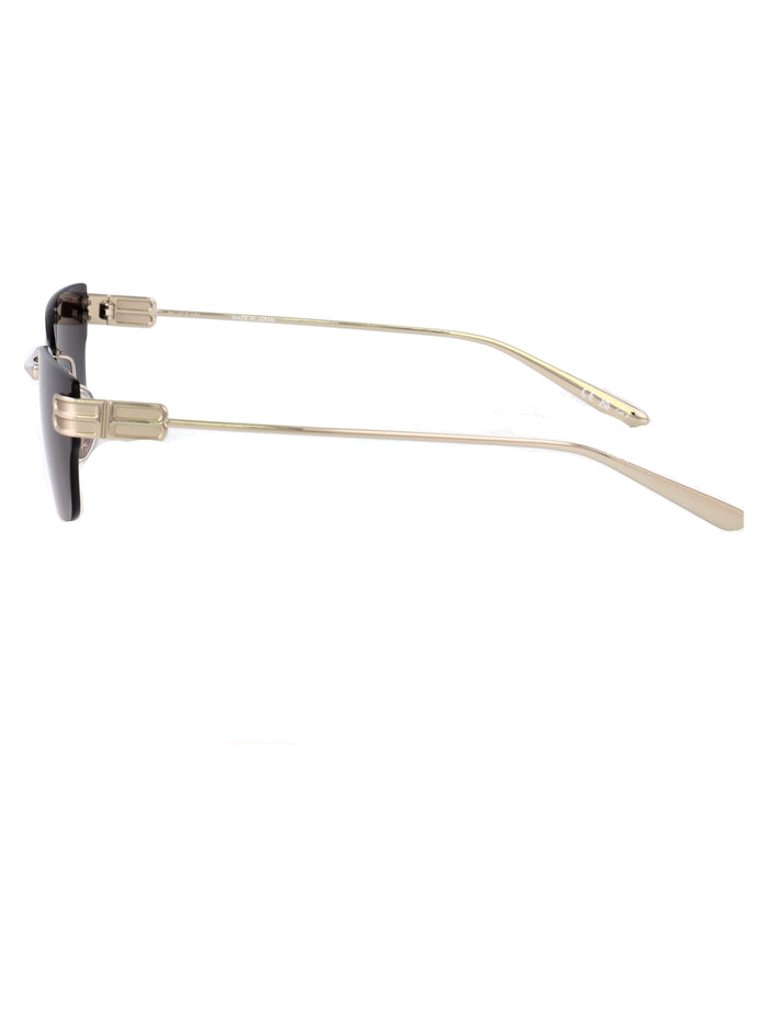 Bb0487s 002 Silver-silver-smoke Metal Sunglasses