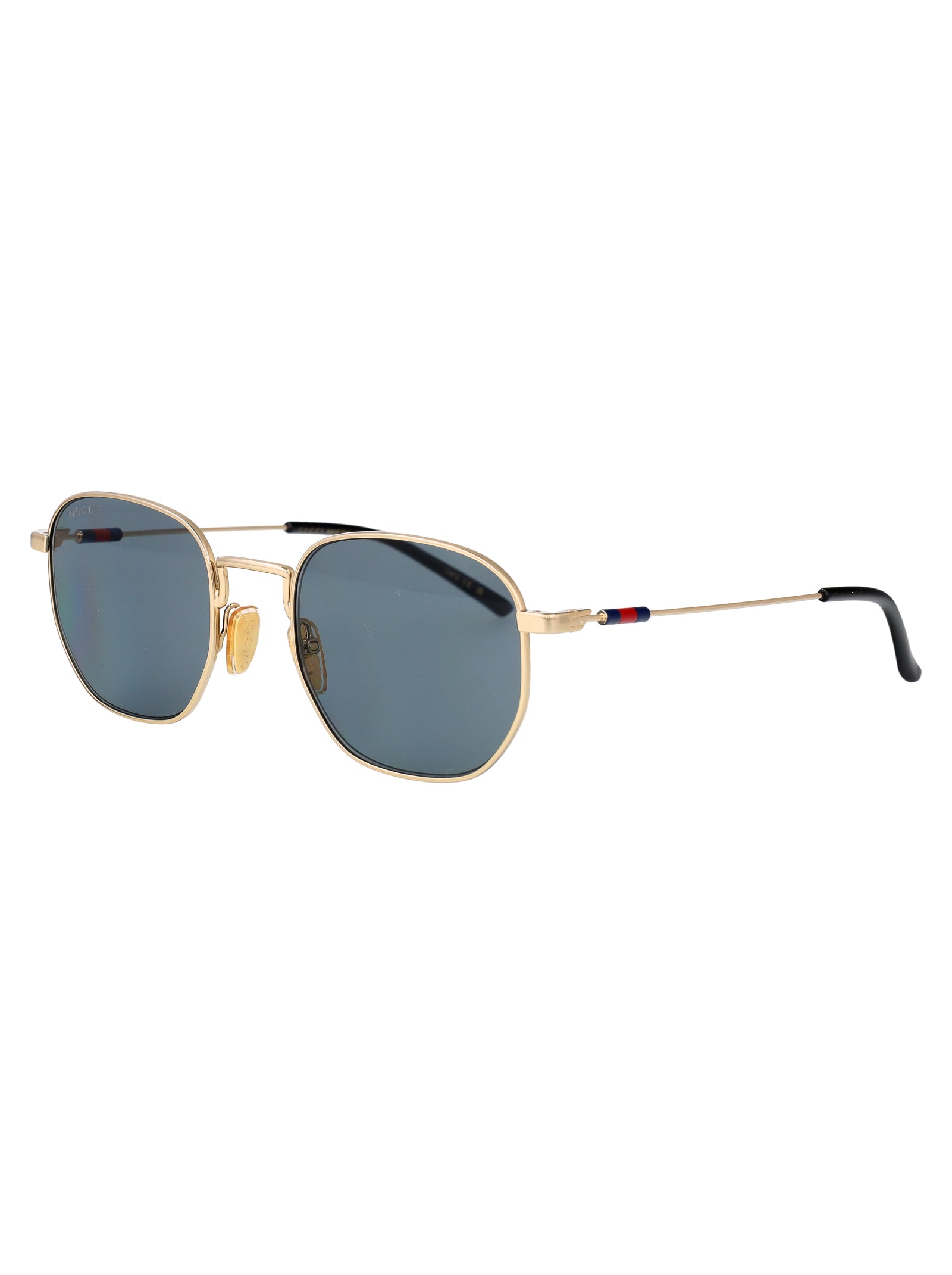 Gg2095s 003 Gold-gold-grey Metal Sunglasses