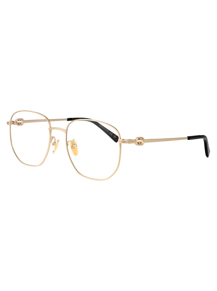 Gg2146oa 001 Gold-gold-transparent Metal Optical