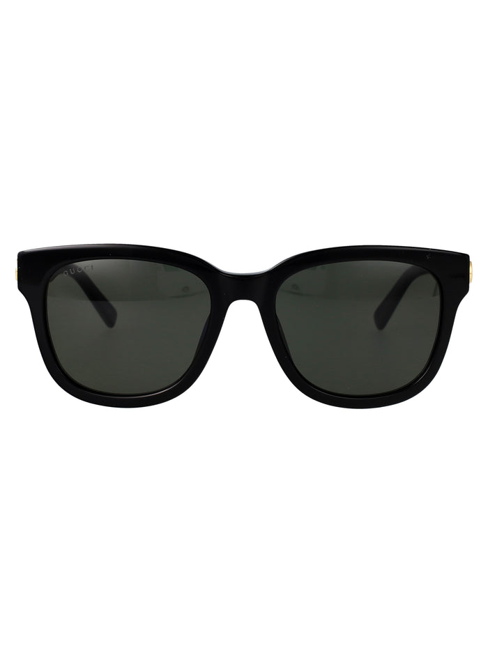 Gg2126sk 001 Black-black-grey Acetate Sunglasses