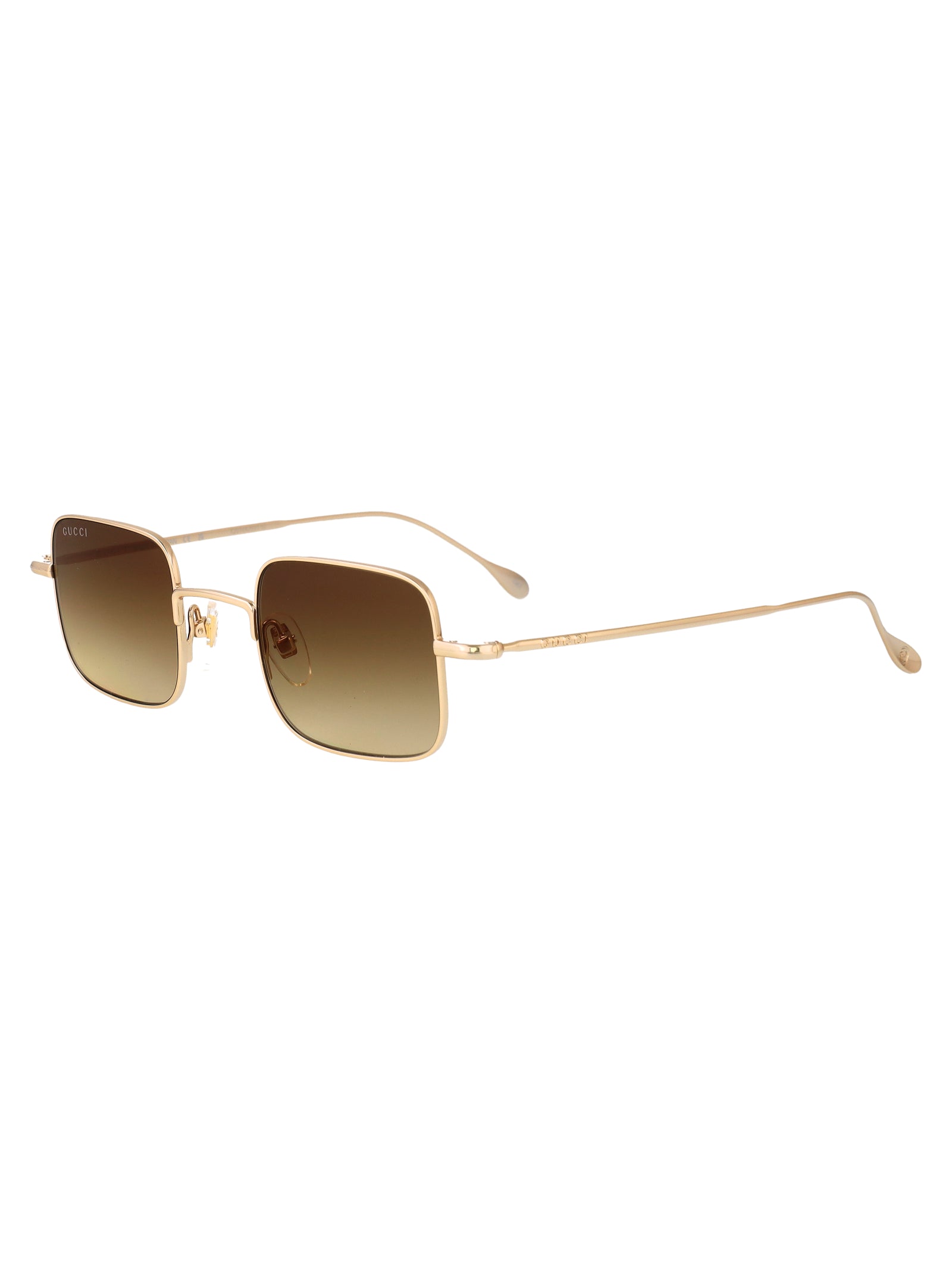 Gg1813s 009 Gold-gold-brown Metal Sunglasses