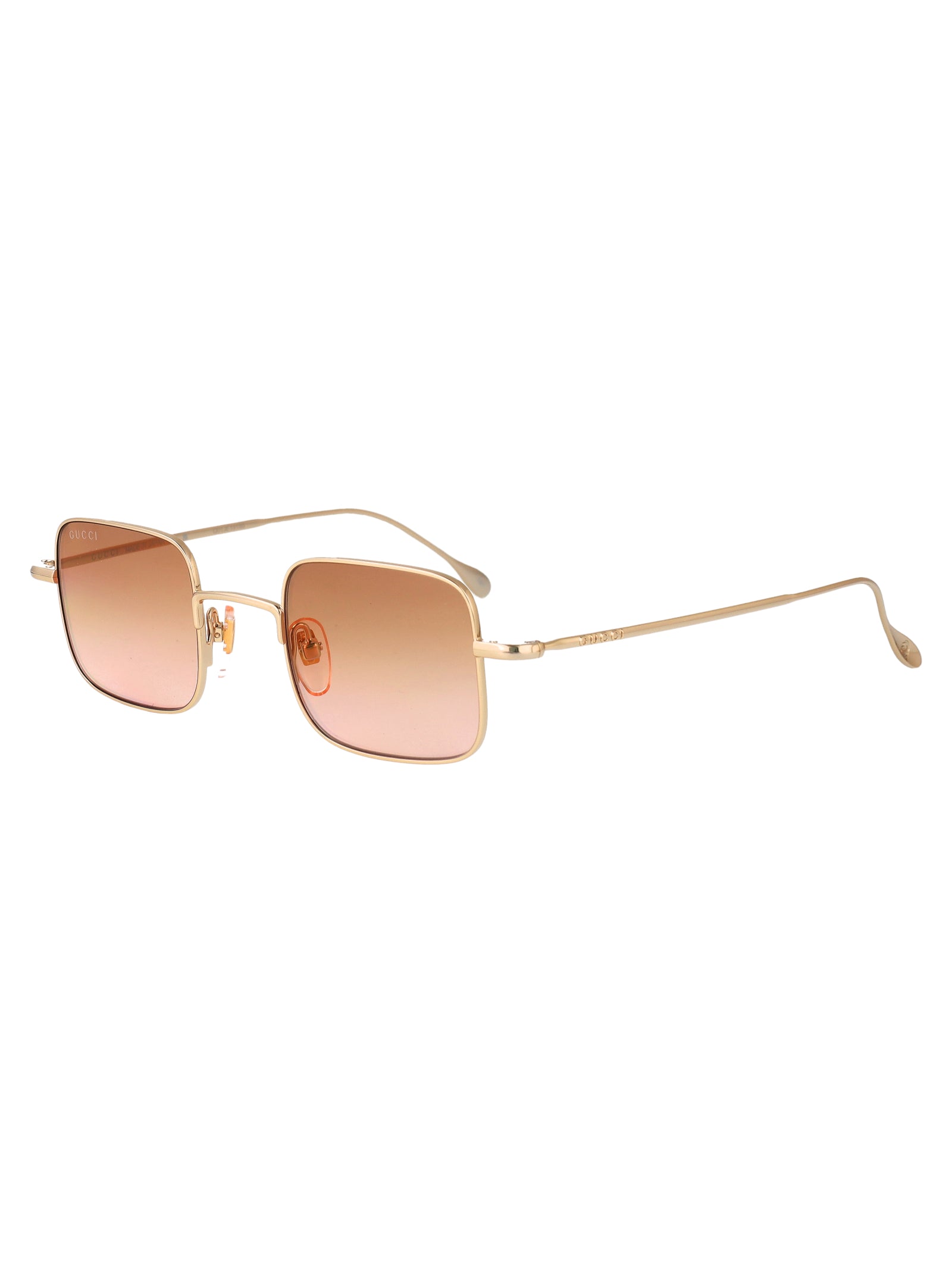 Gg1813s 011 Gold-gold-orange Metal Sunglasses