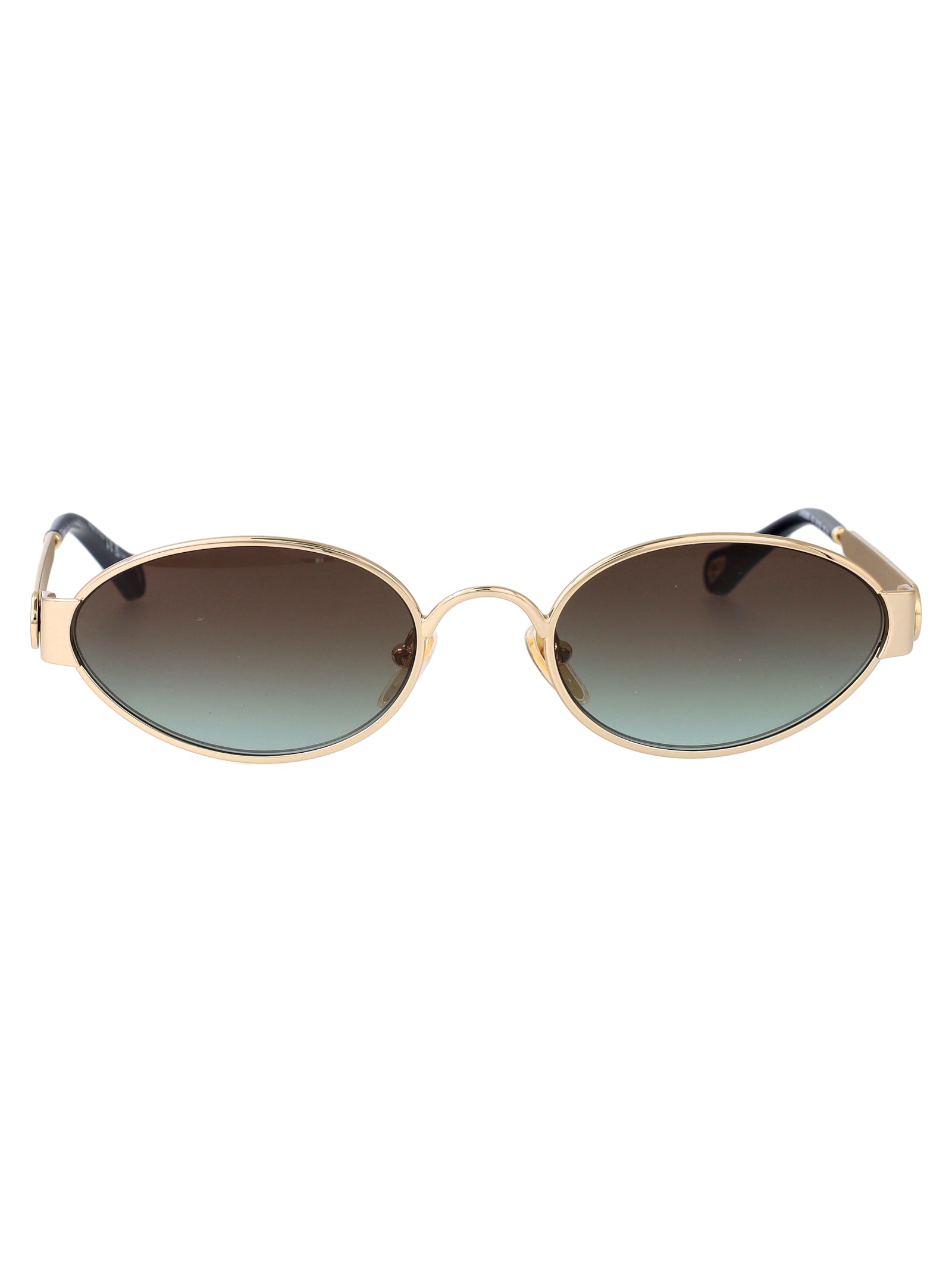 Ch0355s 003 Gold-gold-brown Metal Sunglasses
