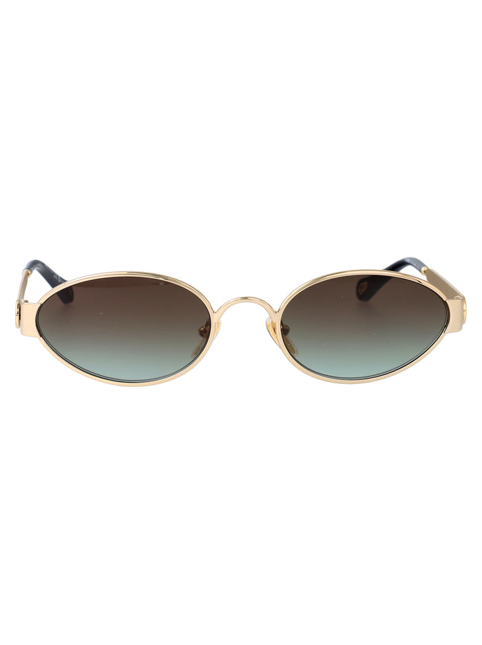 Ch0355s 003 Gold-gold-brown Metal Sunglasses