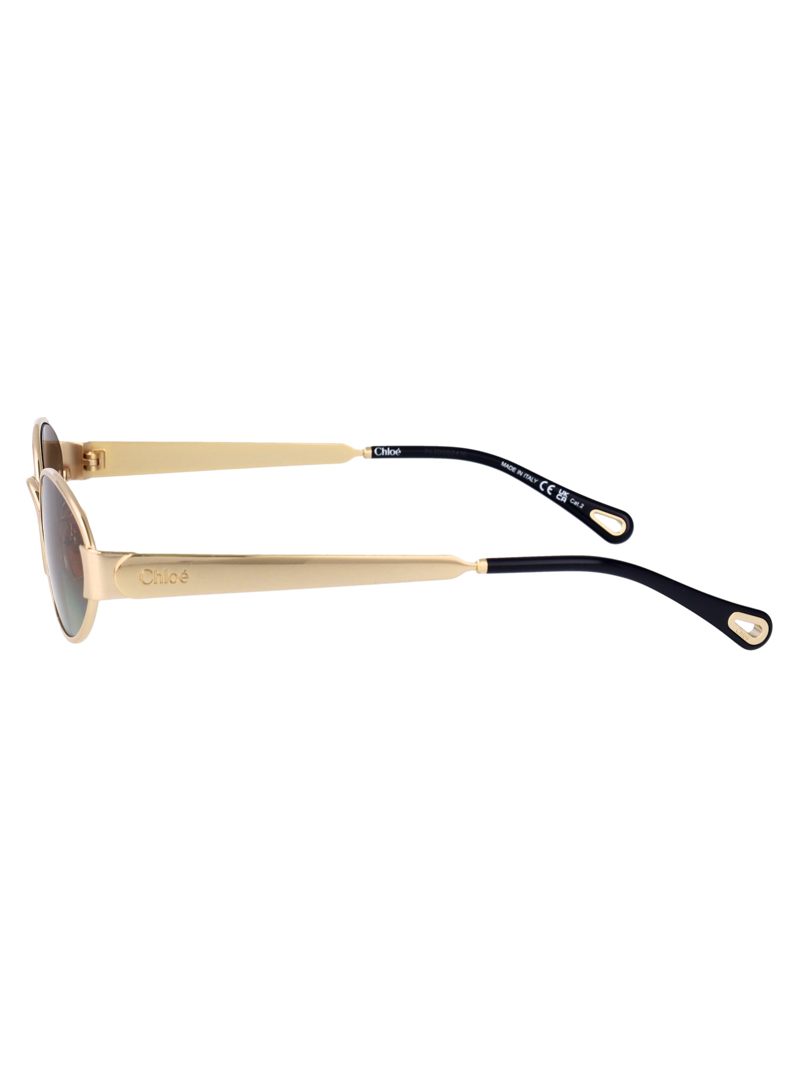 Ch0355s 003 Gold-gold-brown Metal Sunglasses