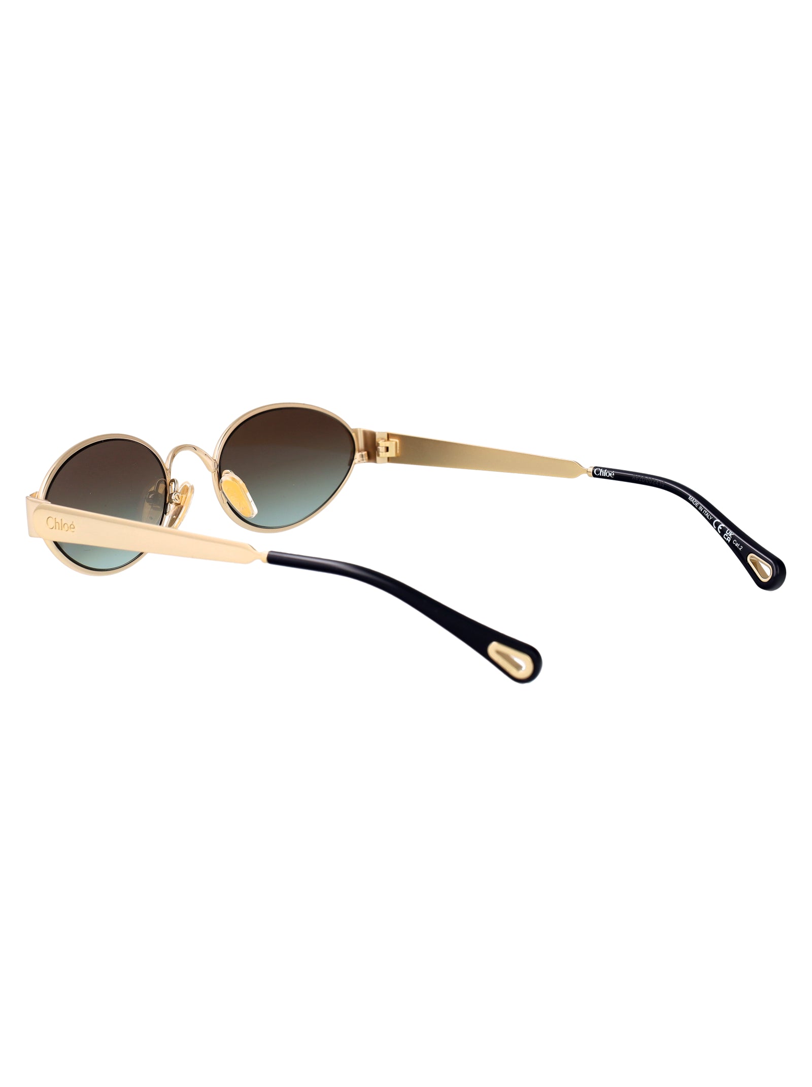 Ch0355s 003 Gold-gold-brown Metal Sunglasses