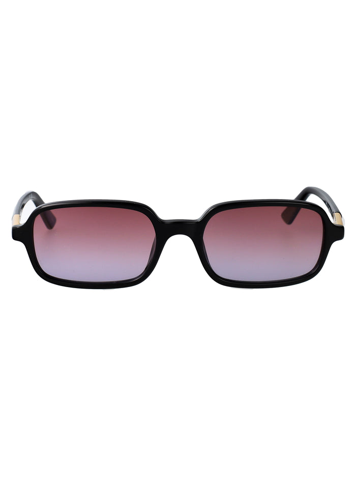 Ch0363s 001 Black-black-red Acetate Sunglasses