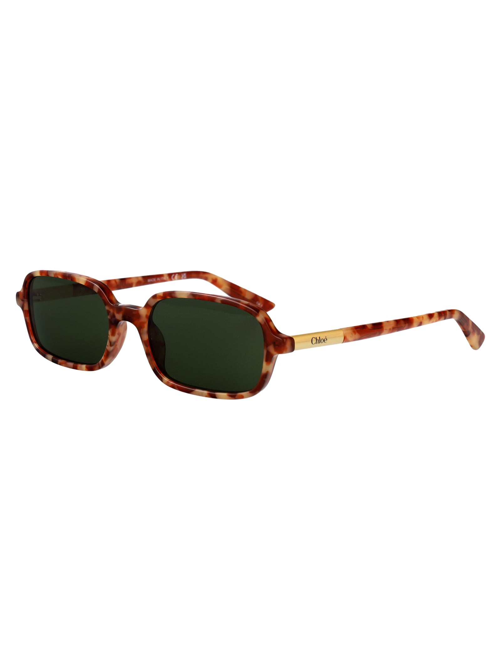 Ch0363s 003 Havana-havana-green Acetate Sunglasses