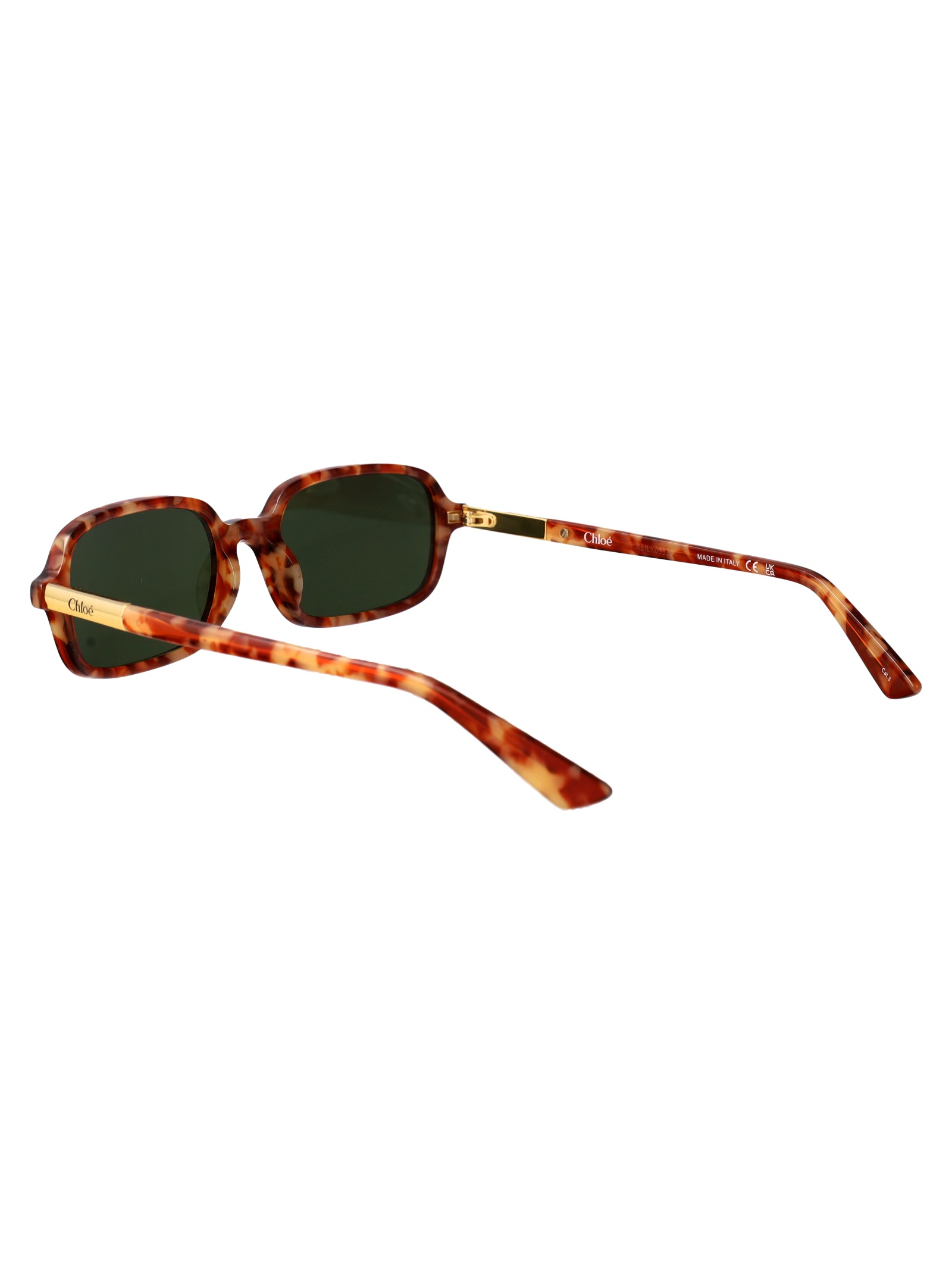 Ch0363s 003 Havana-havana-green Acetate Sunglasses