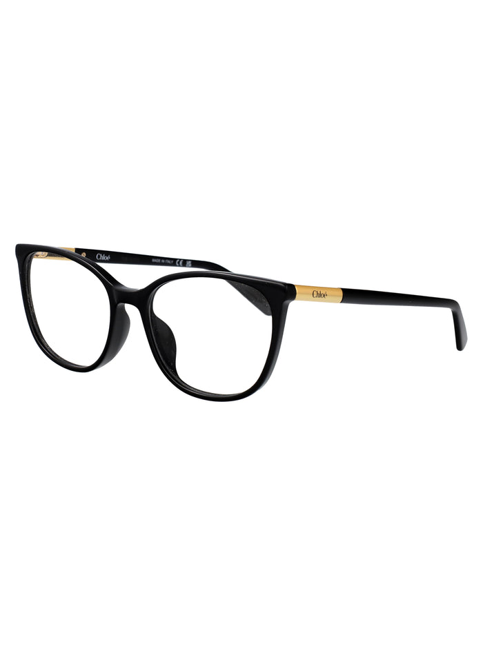 Ch0370ol 006 Black-black-transparent Acetate Optical
