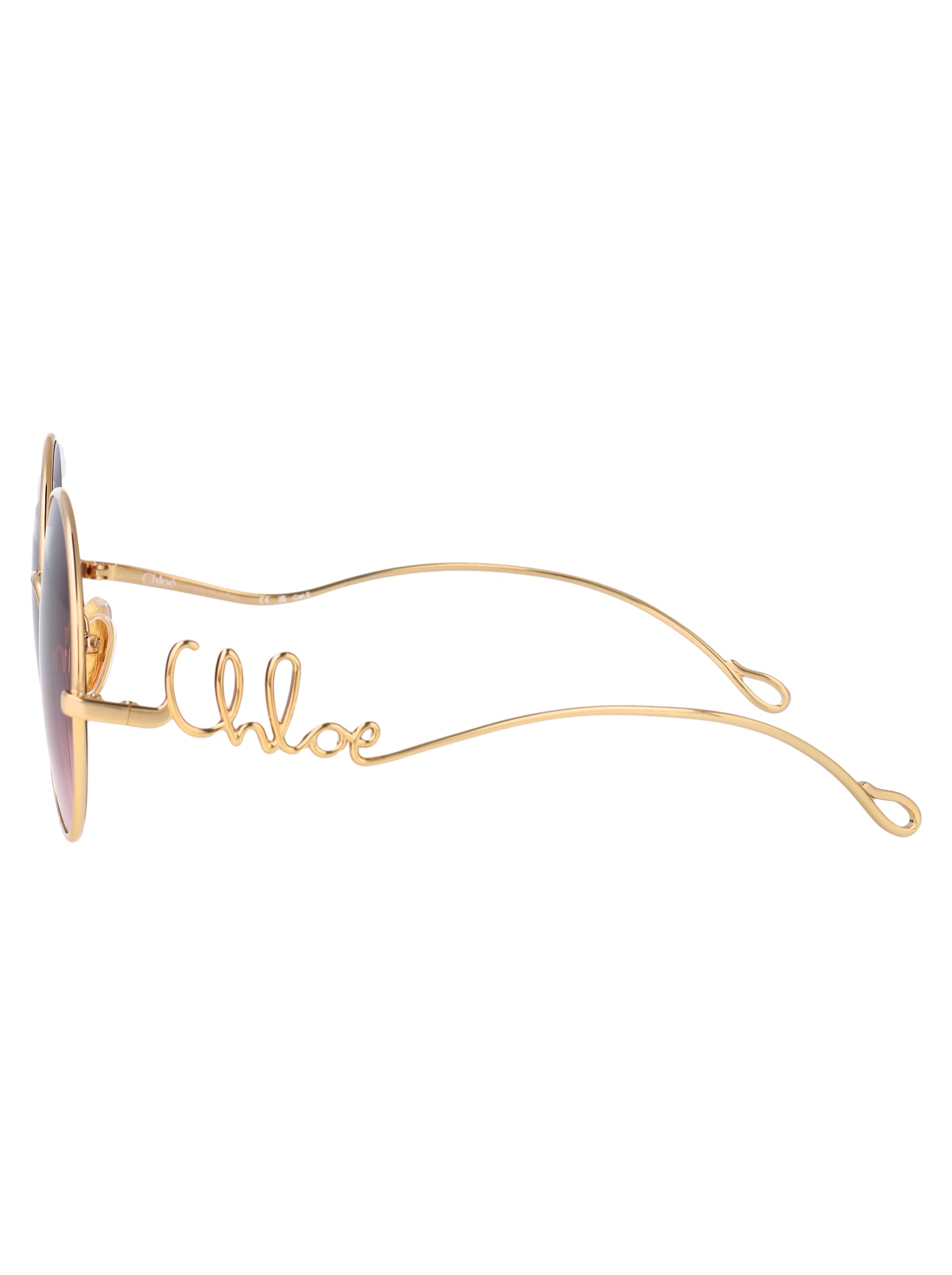 Ch0372s 002 Gold-gold-red Metal Sunglasses