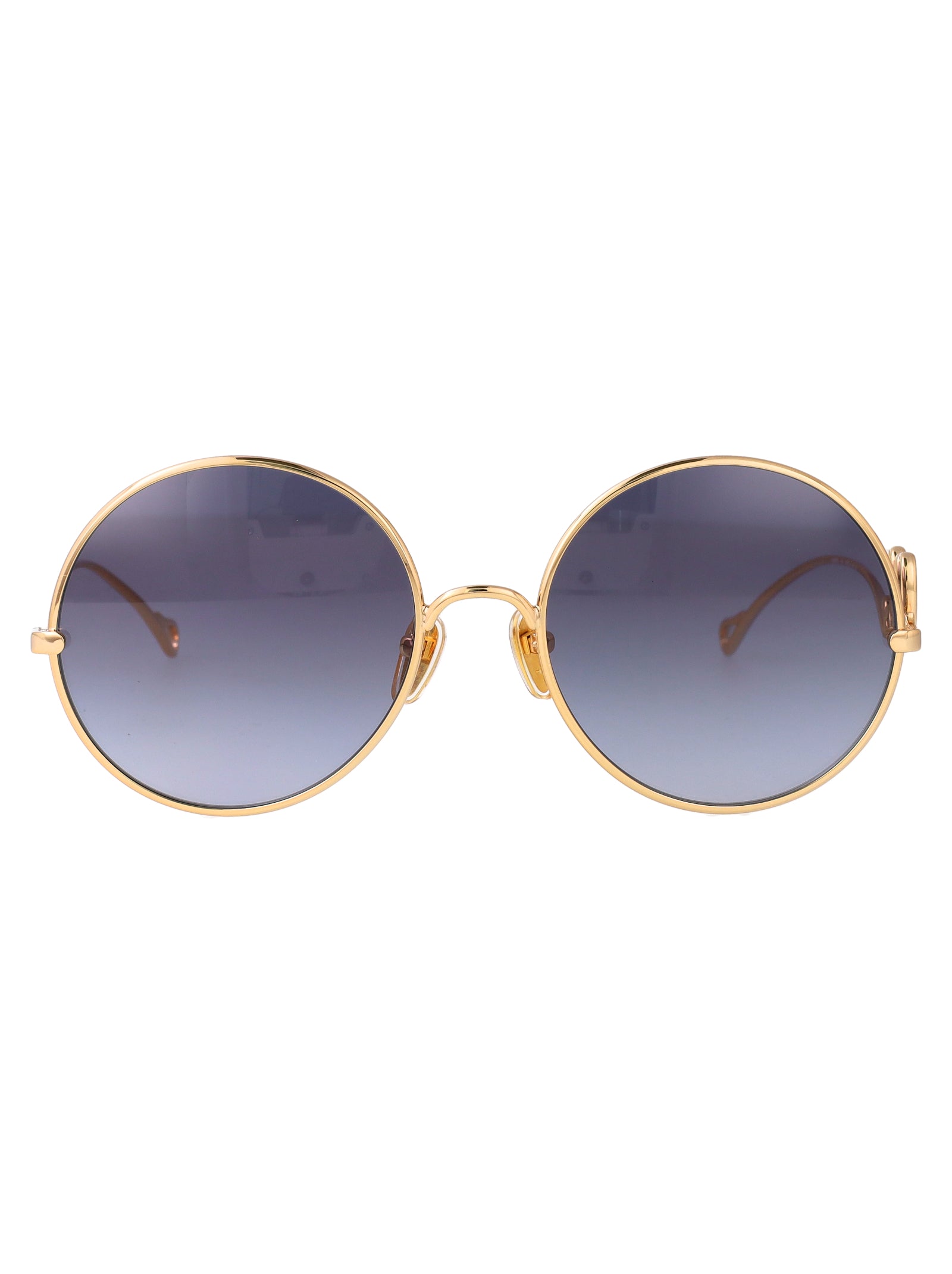 Ch0372s 004 Gold-gold-violet Metal Sunglasses