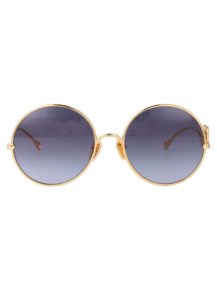 Ch0372s 004 Gold-gold-violet Metal Sunglasses