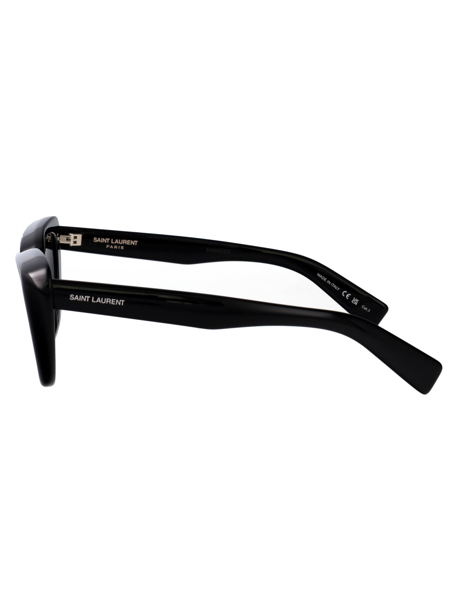 Sl 857 001 Black-black-black Acetate Sunglasses
