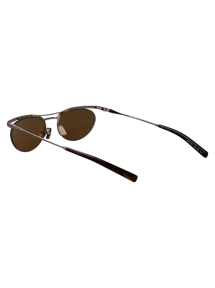 Sl 862 003 Ruthenium-ruthenium-brown Metal Sunglasses