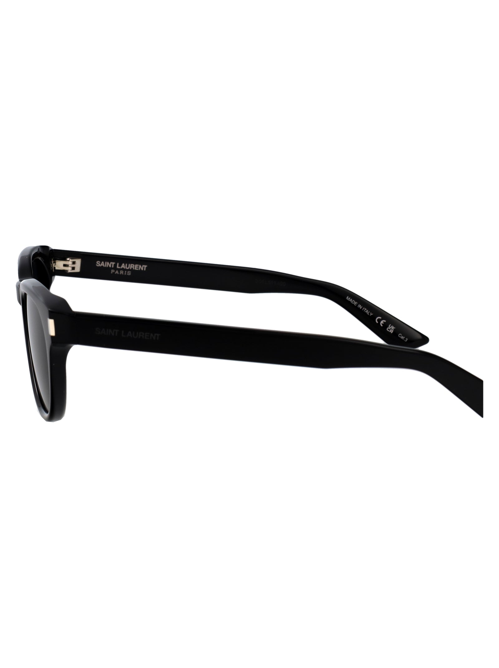 Sl 876 001 Black-black-black Acetate Sunglasses
