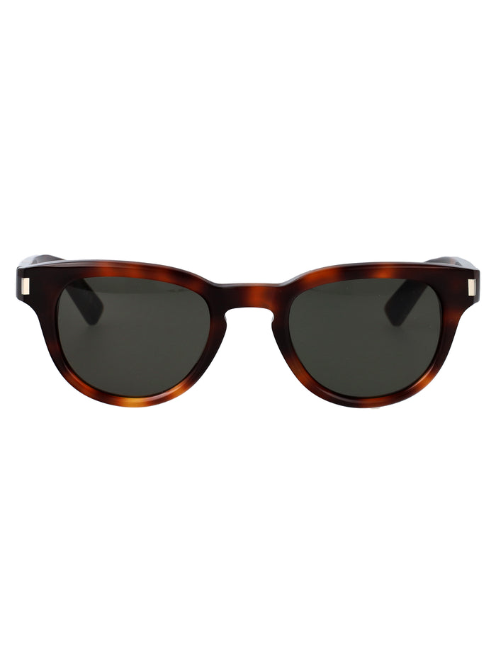 Sl 876 003 Havana-havana-grey Acetate Sunglasses