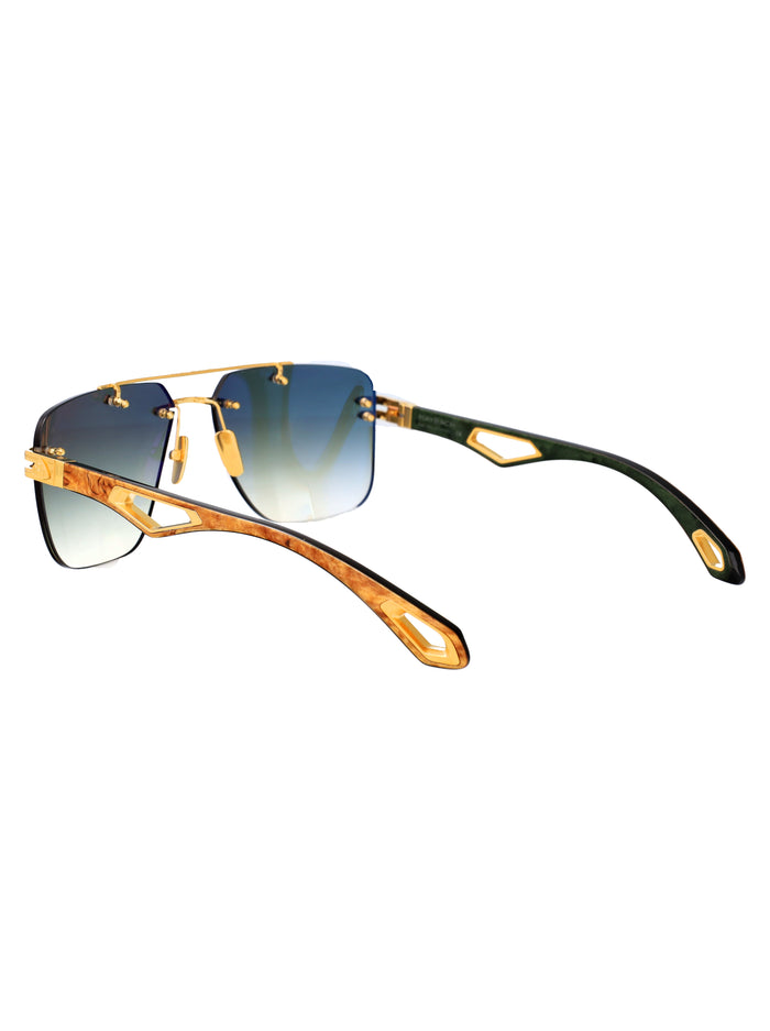 The President I G-Wcy-M13 Gold Plated Titanium Sunglasses