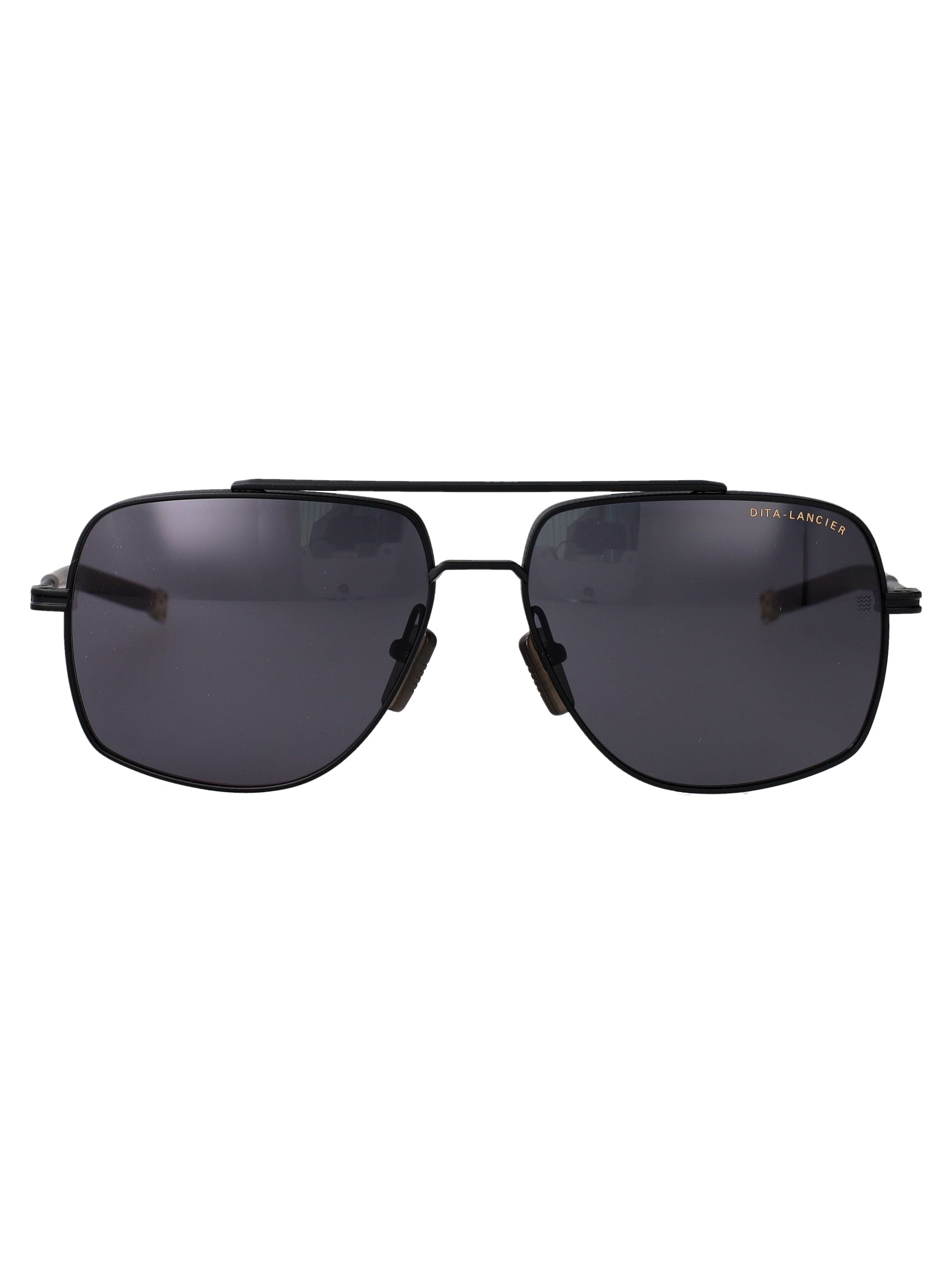 Dls138-A-02 02 Matte Black Metal Sunglasses