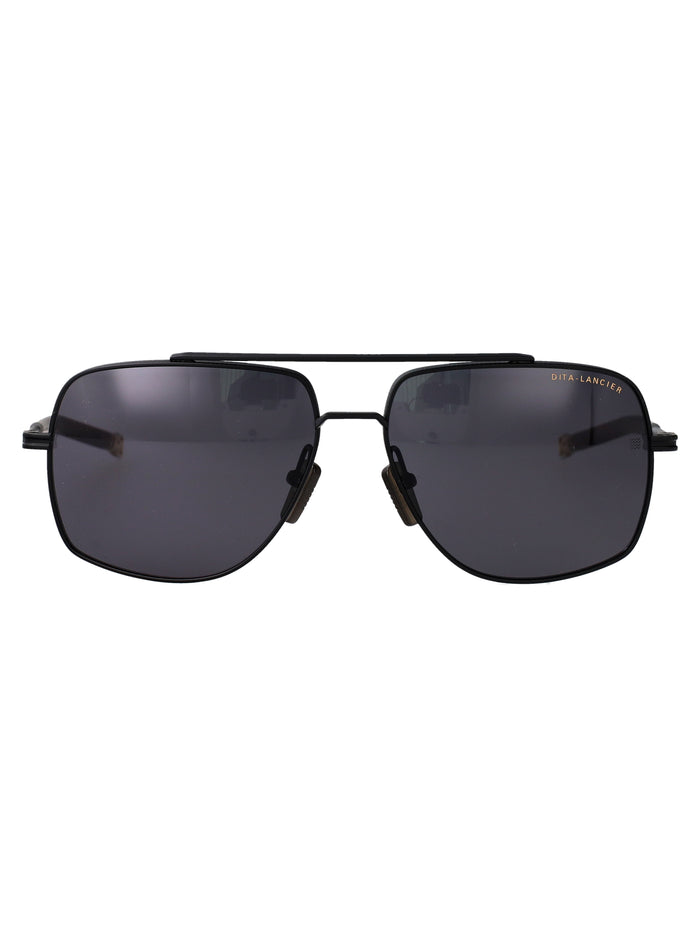 Dls138-A-02 02 Matte Black Metal Sunglasses