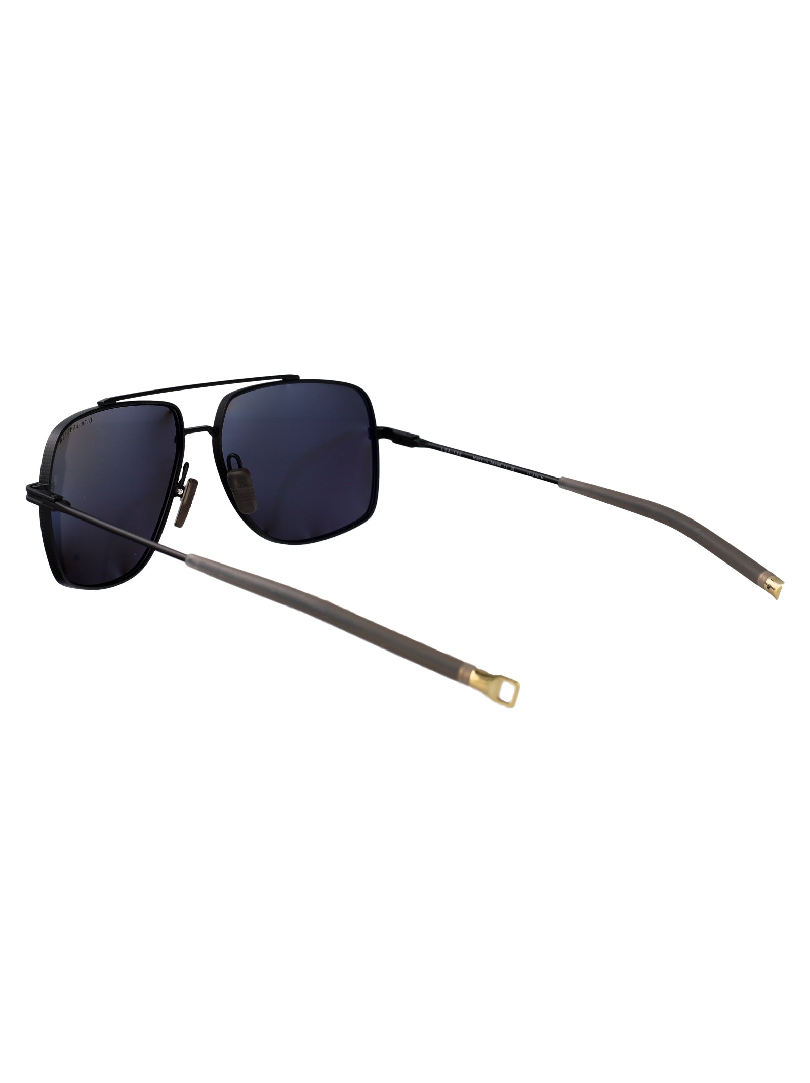 Dls138-A-02 02 Matte Black Metal Sunglasses