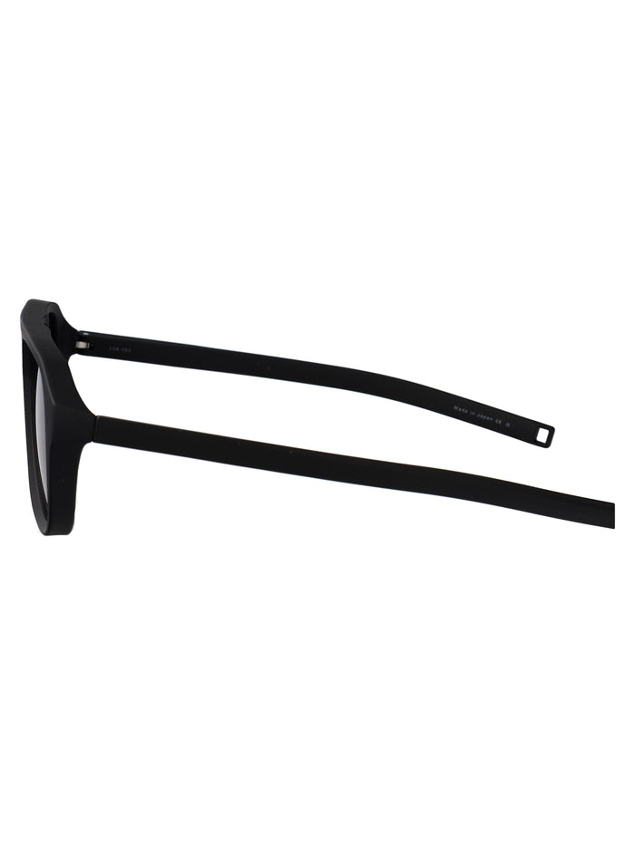 Dls707-A-01 01 Matte Black Plastic Sunglasses
