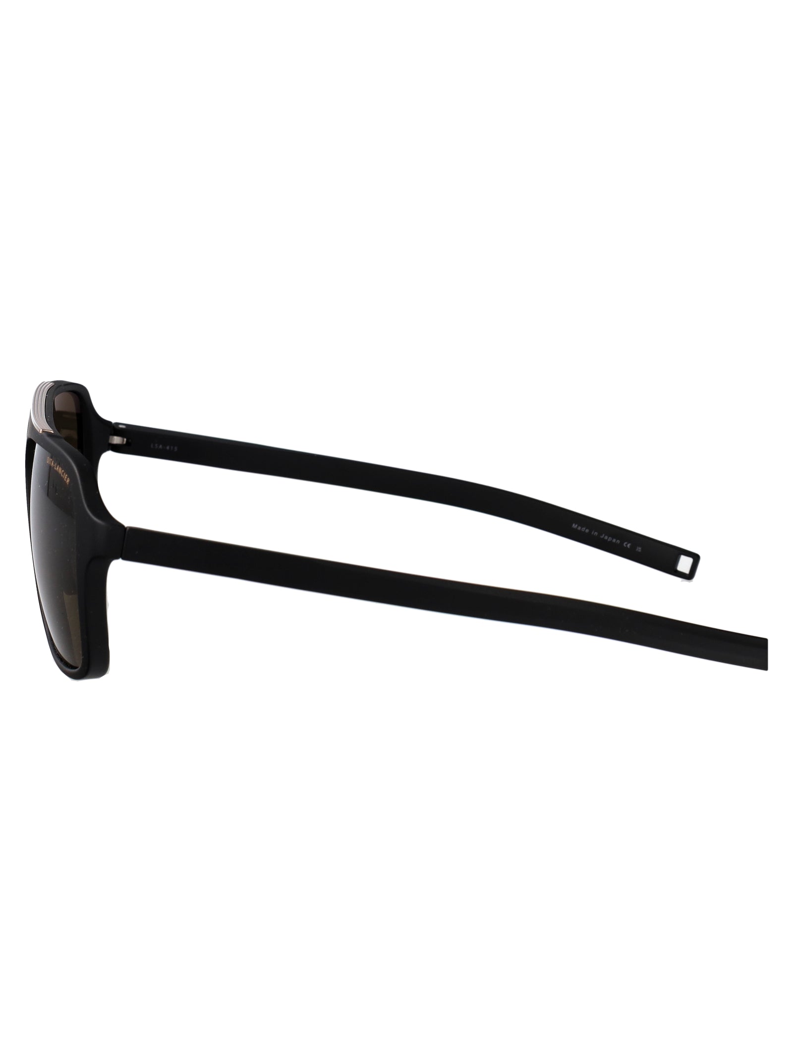 Dls415-A-01 01 Matte Black - Gold Sand Metal Sunglasses