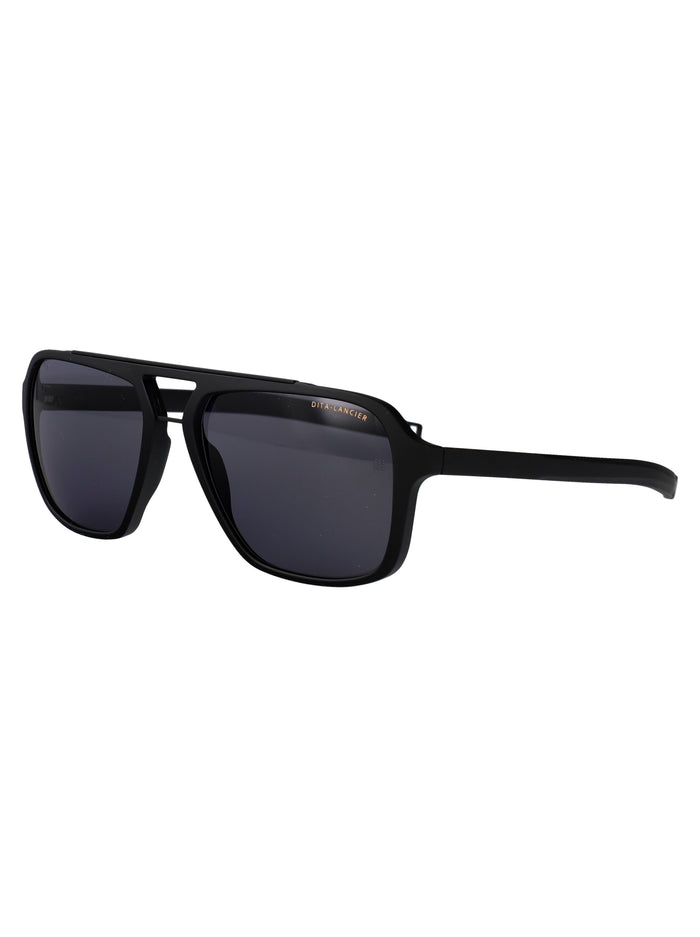 Dls415-A-03 03 Matte Black Metal Sunglasses