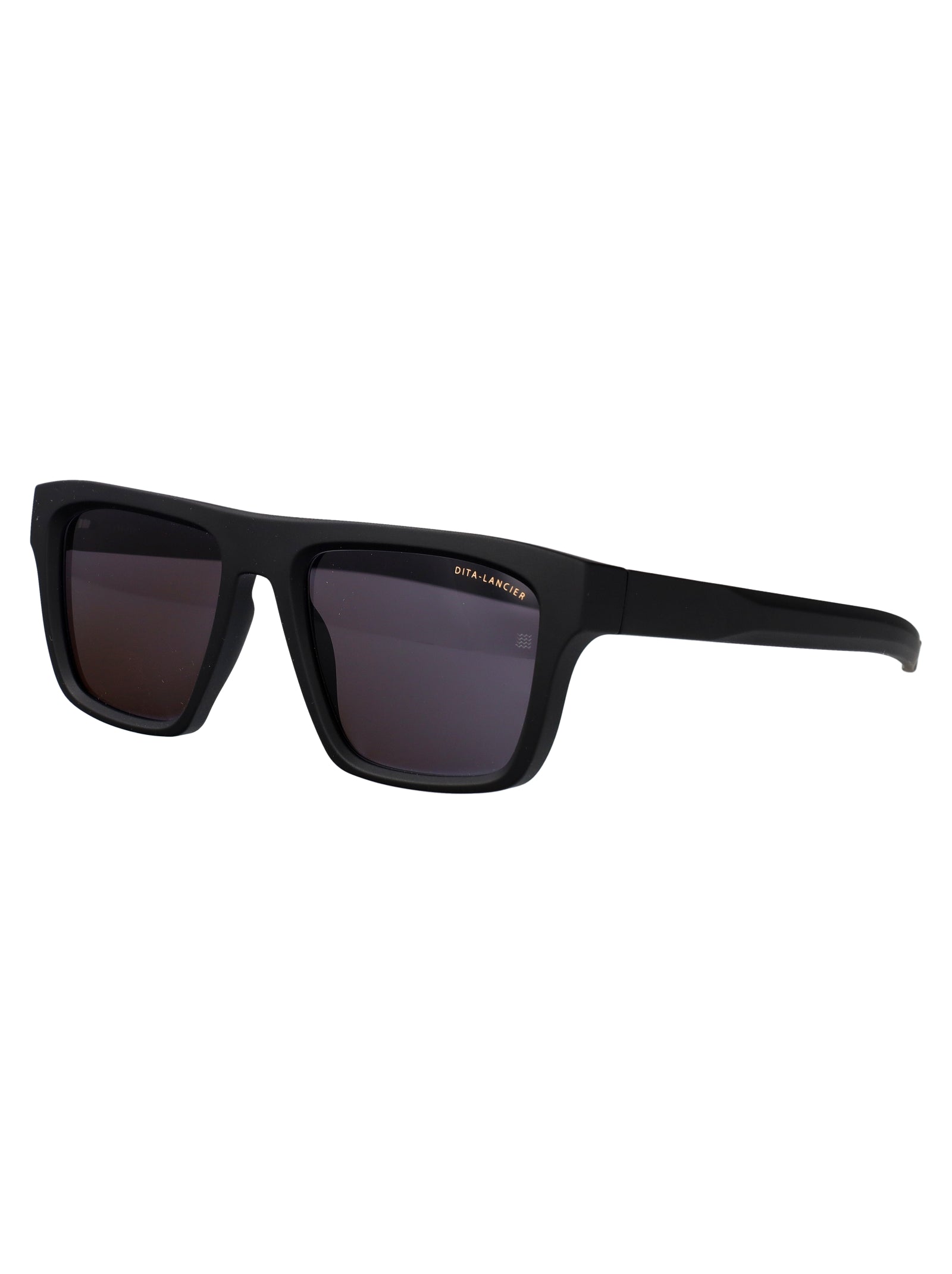 Dls713-A-01 01 Matte Black Plastic Sunglasses