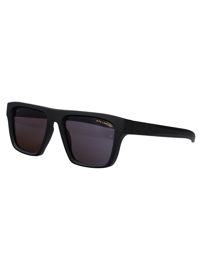 Dls713-A-01 01 Matte Black Plastic Sunglasses