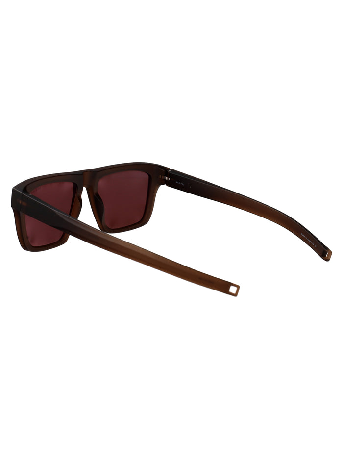 Dls713-A-02 02 Copperhead Brown Plastic Sunglasses