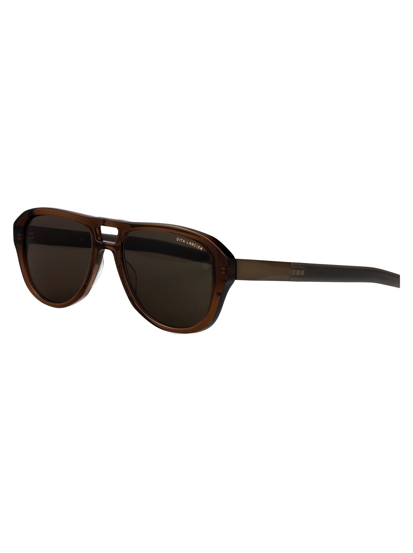 Dls430-A-03 03 Copperhead Brown - Black Sand Metal Sunglasses