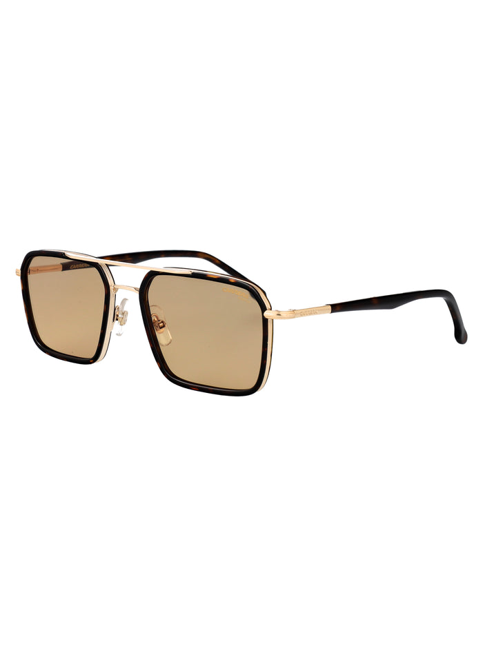 Carrera 362-S 2ik Havana Gold Stainless Steel Sunglasses