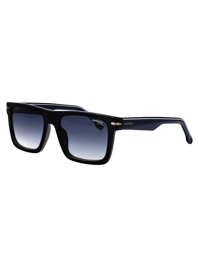 Carrera 378-S D51 Black Blue Acetate Sunglasses