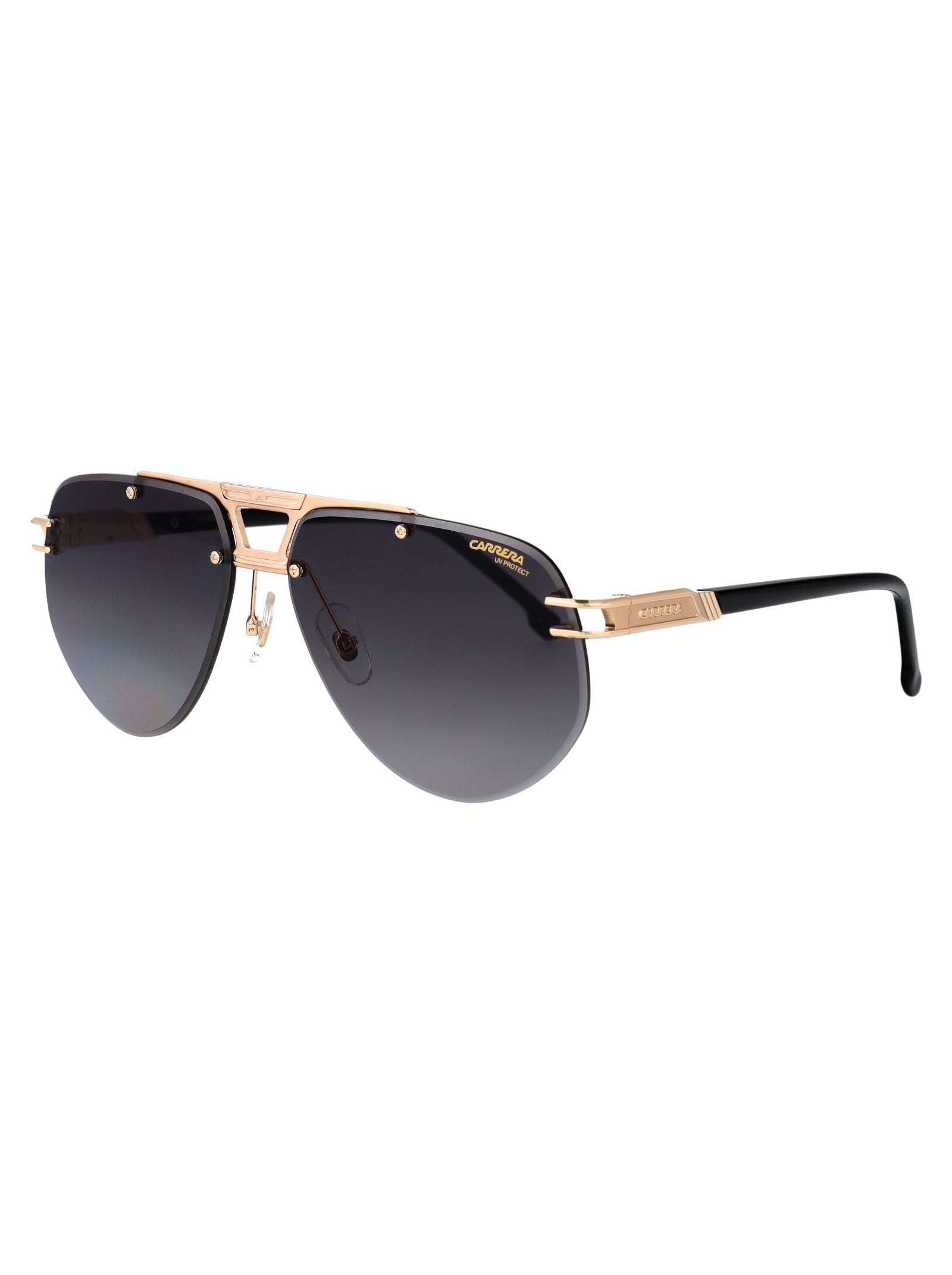 Carrera 1087-S Rhl Gold Black 2 Metal Sunglasses