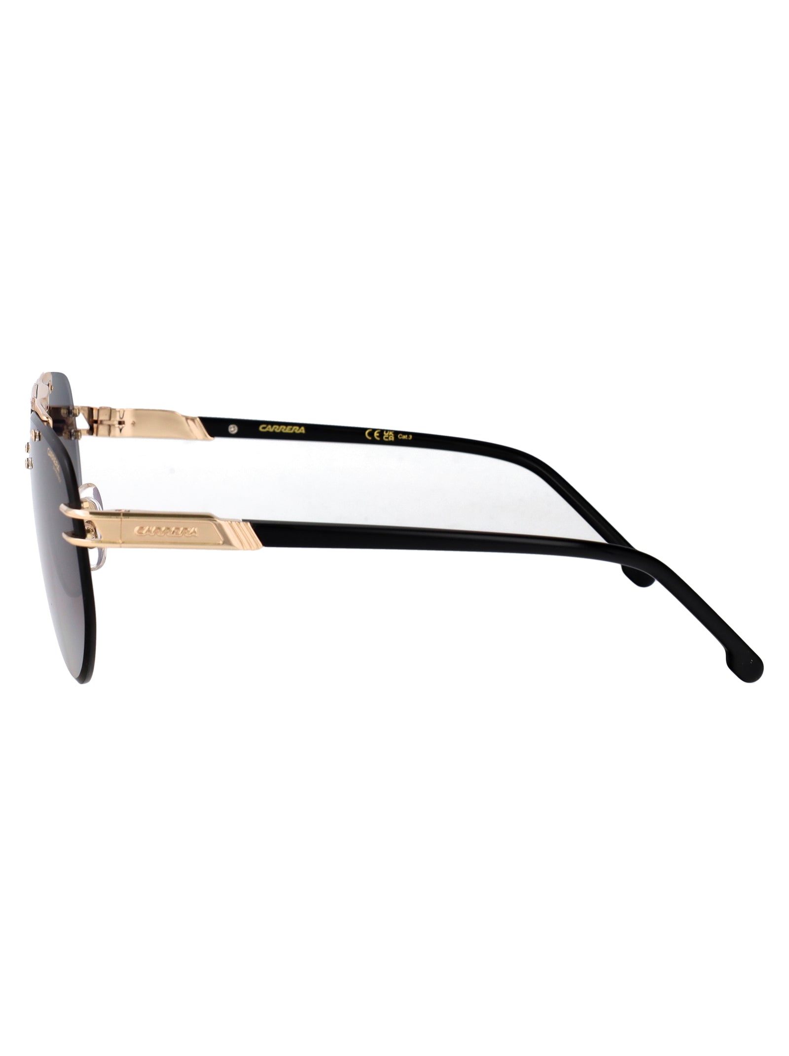 Carrera 1087-S Rhl Gold Black 2 Metal Sunglasses