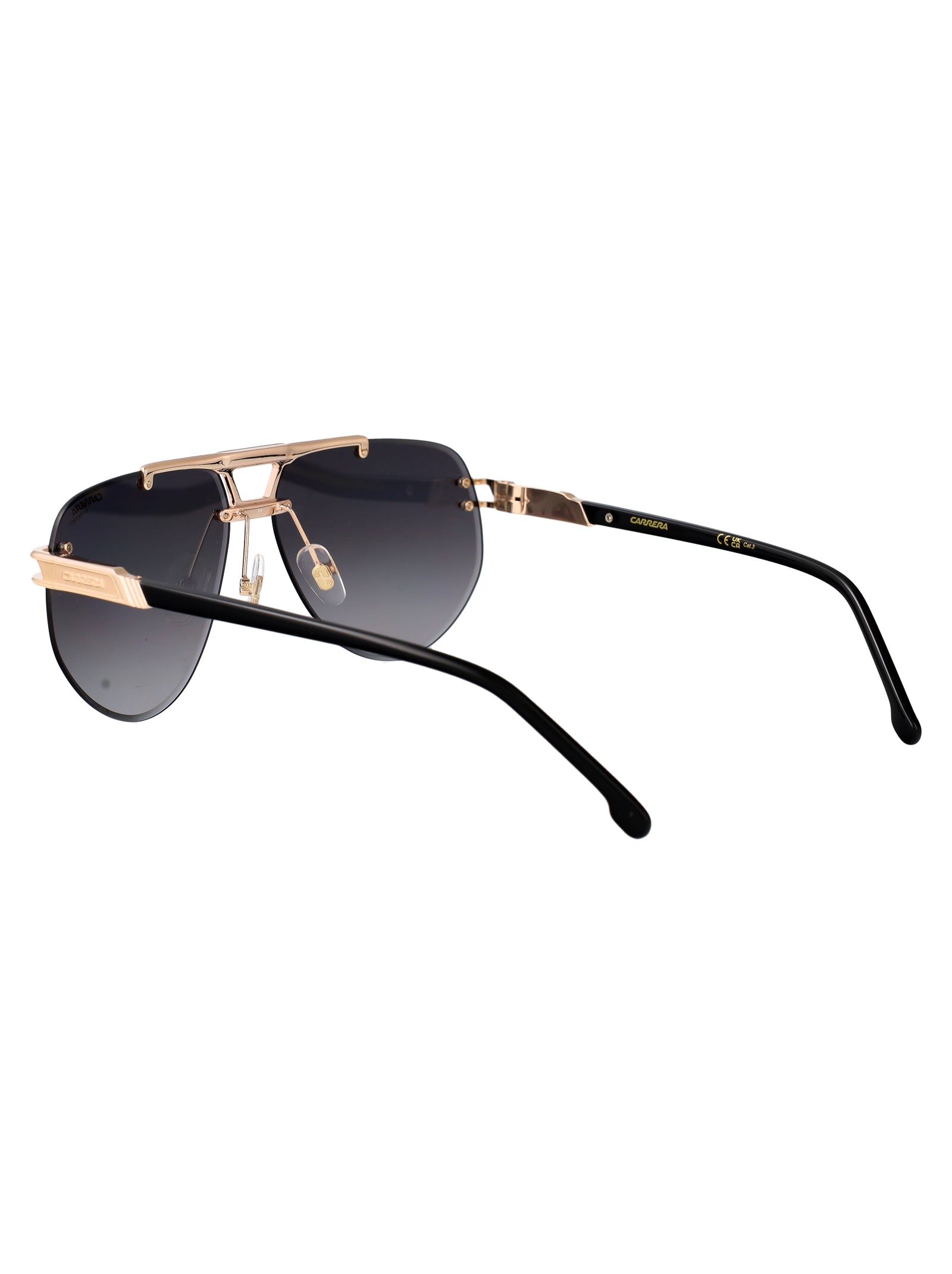 Carrera 1087-S Rhl Gold Black 2 Metal Sunglasses