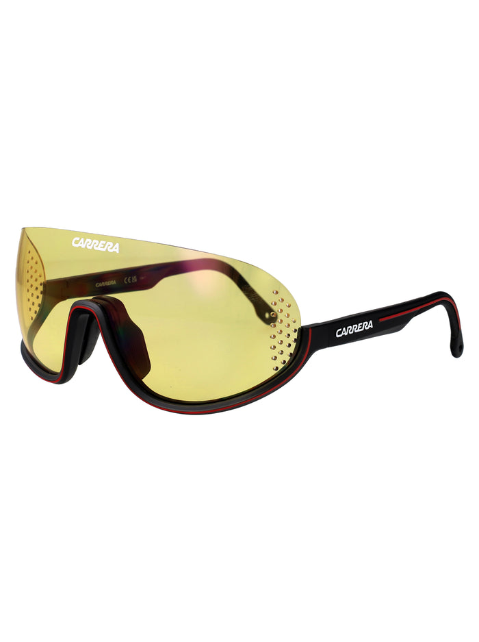 Carrera Eyedra Blx Matte Black Red Polyamide Inj-gril. Sunglasses
