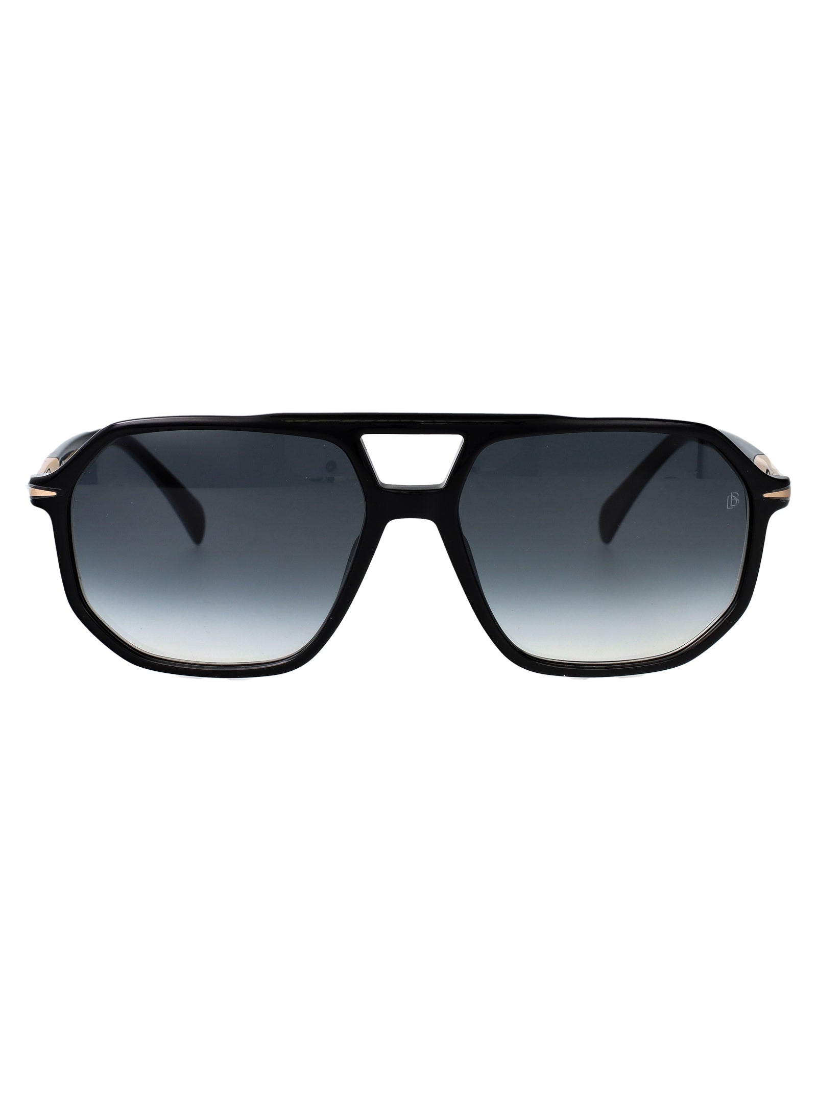 Db 1172-S 2m2 Black Gold Acetate Sunglasses