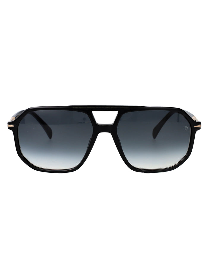 Db 1172-S 2m2 Black Gold Acetate Sunglasses