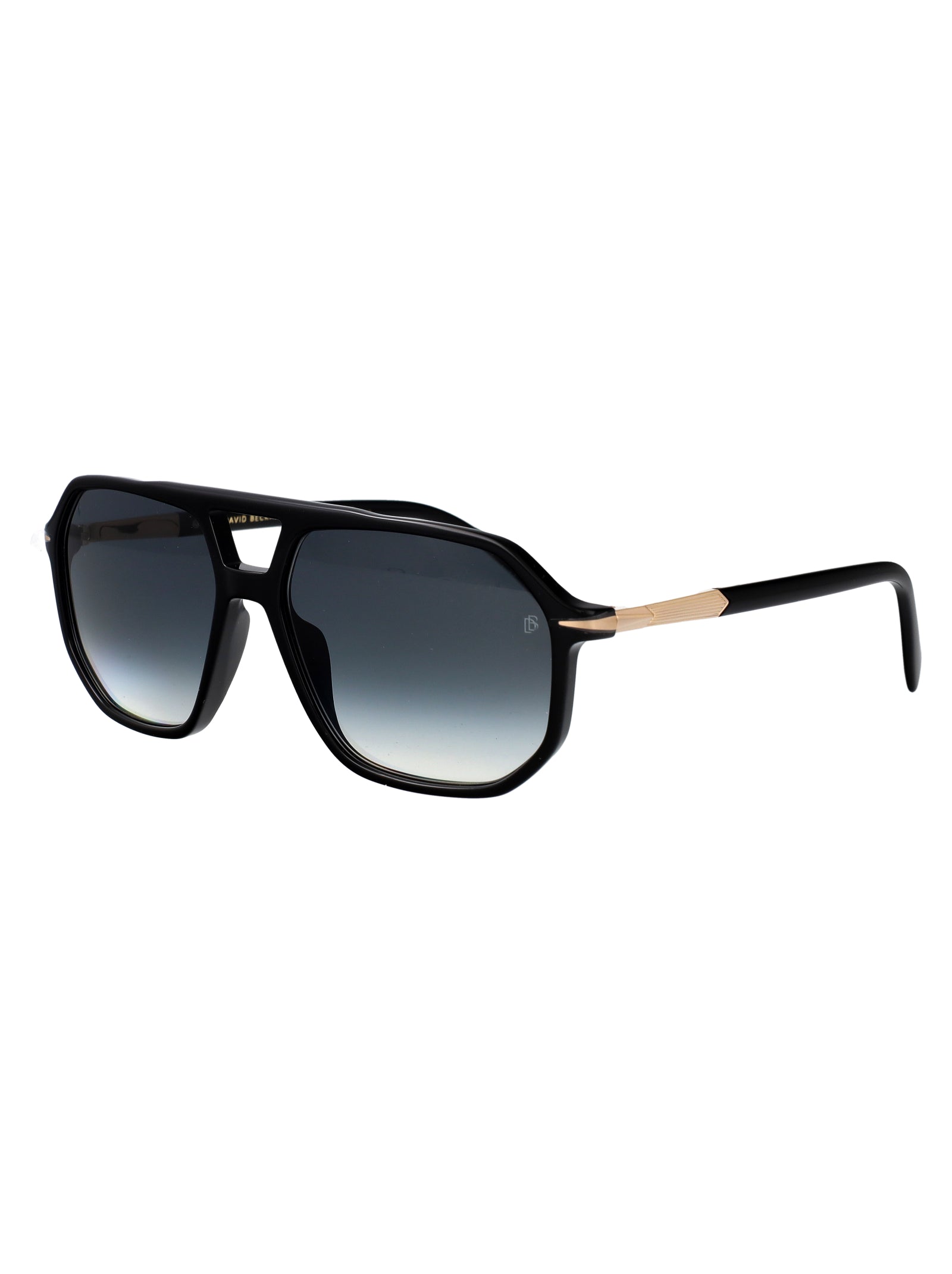 Db 1172-S 2m2 Black Gold Acetate Sunglasses