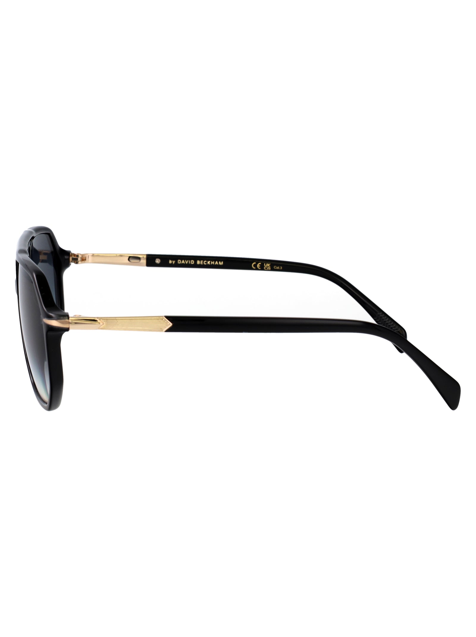 Db 1172-S 2m2 Black Gold Acetate Sunglasses