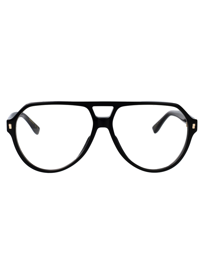 D2 0204 807 Black Acetate Optical