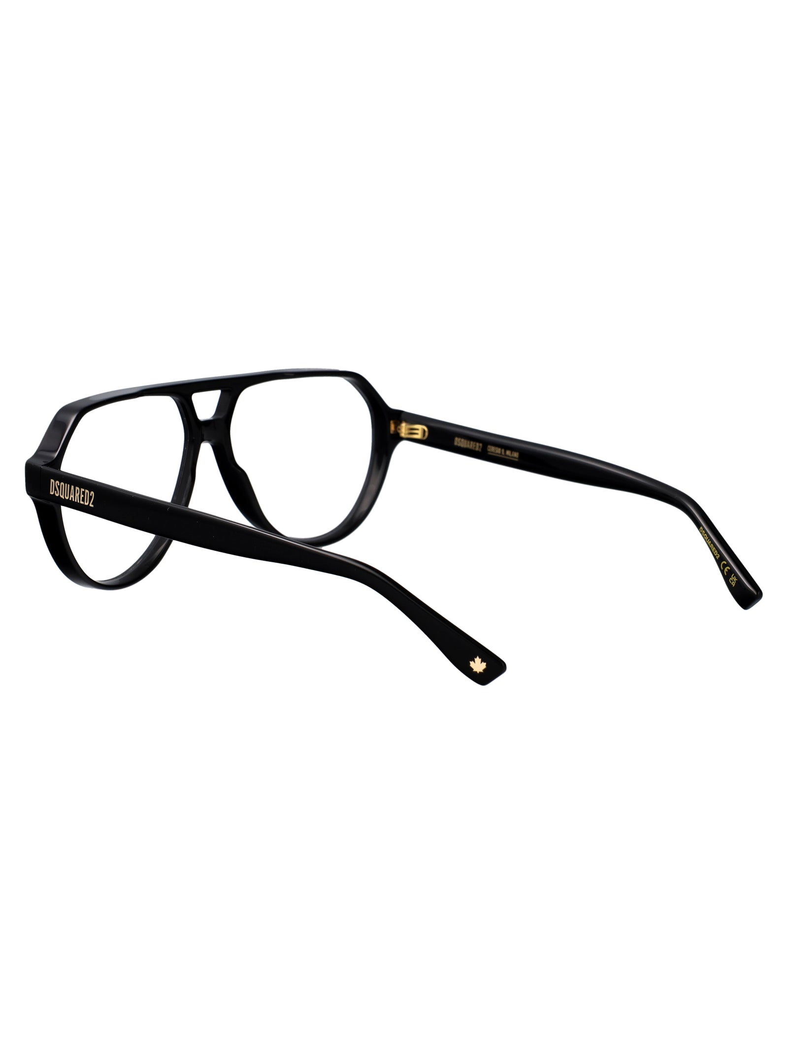 D2 0204 807 Black Acetate Optical