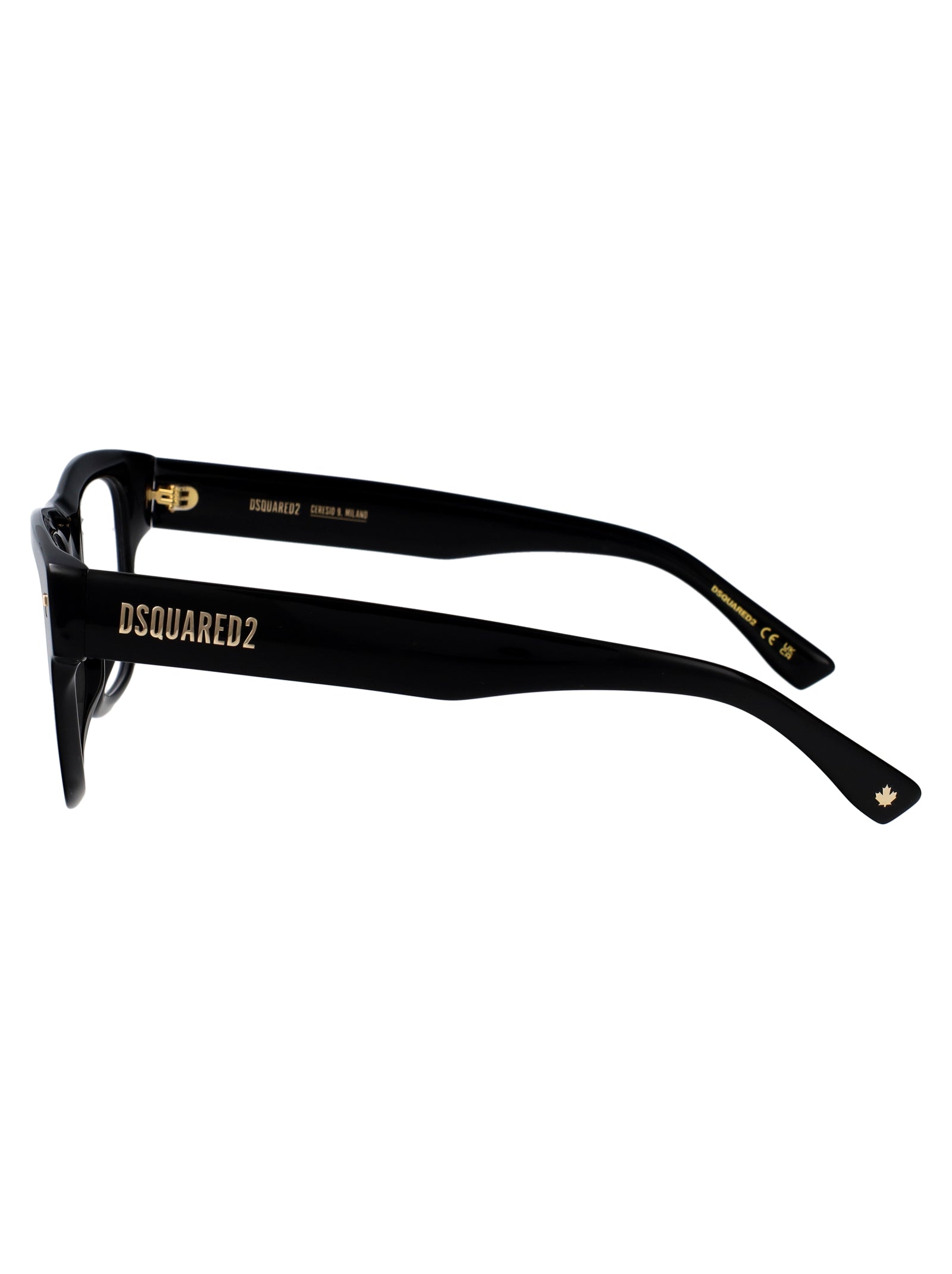 D2 0205 807 Black Acetate Optical