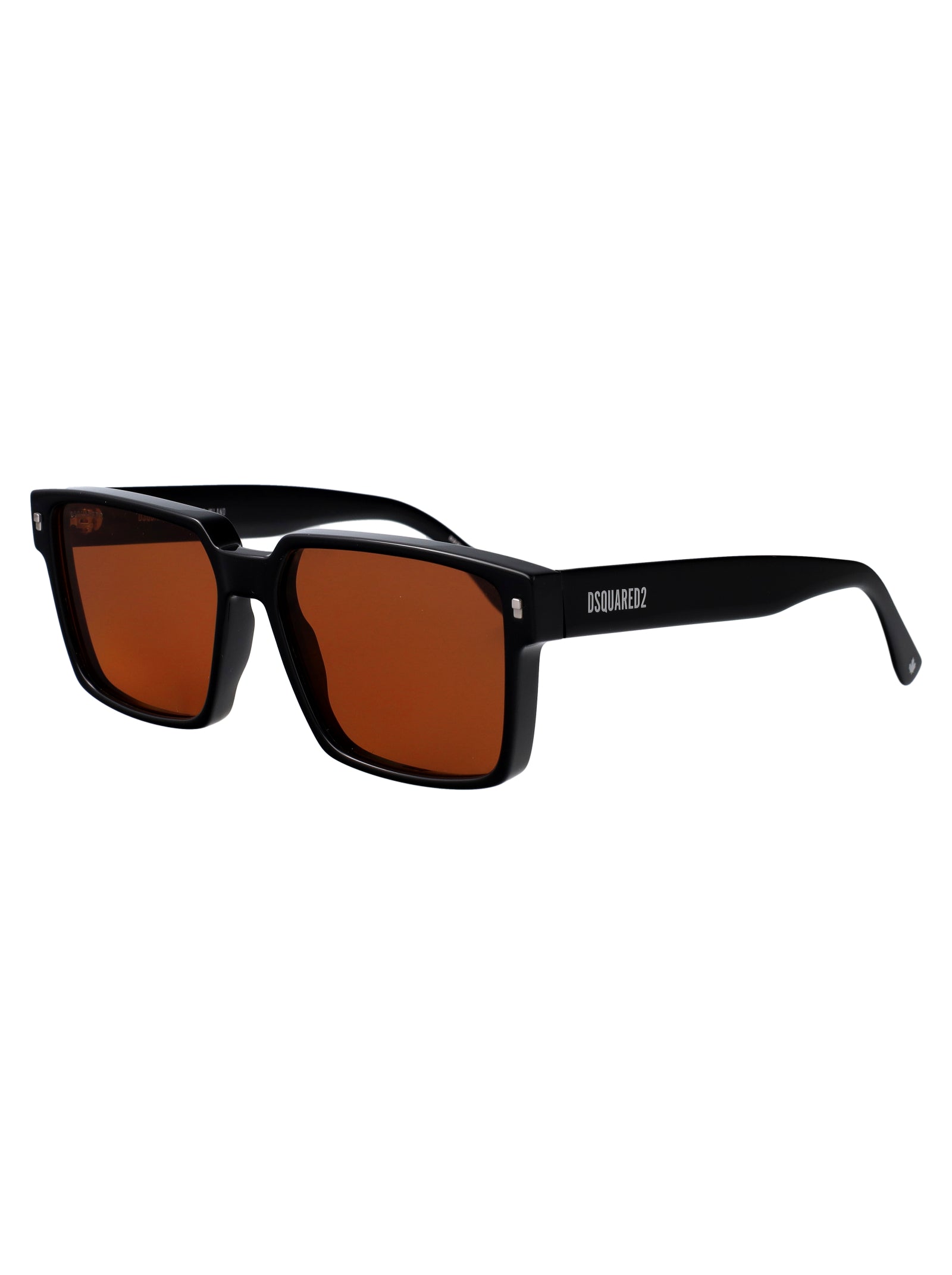 D2 0202-G-S 807 Black Acetate Sunglasses