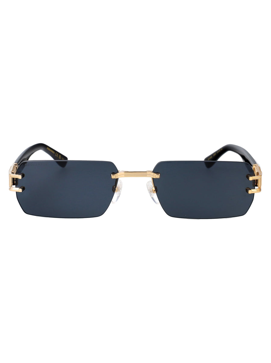Sunglasses D20189-S Gold Metal