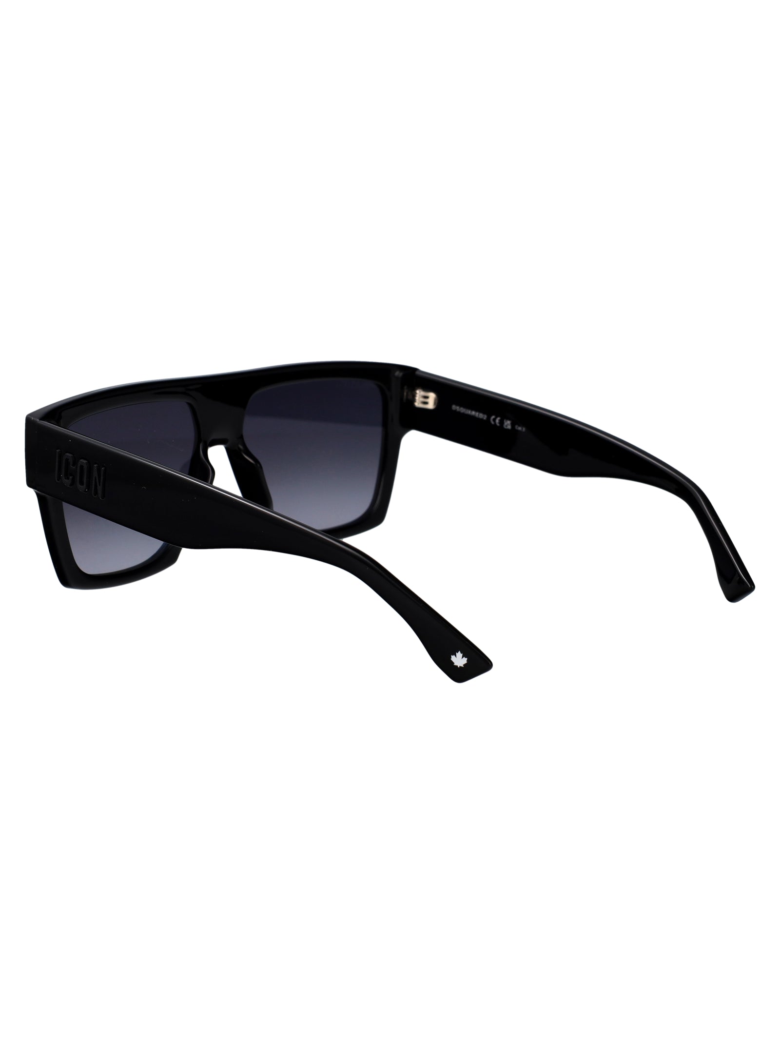Icon 0030-S 807 Black Acetate Sunglasses