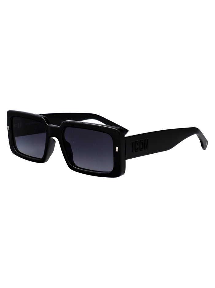 Icon 0029-S 807 Black Acetate Sunglasses