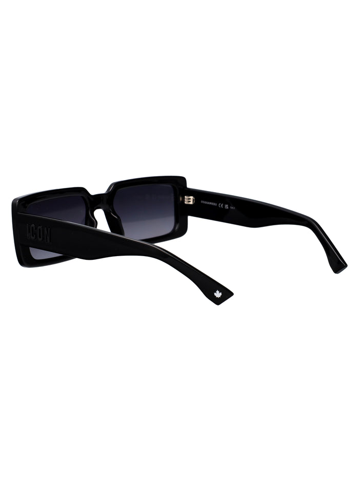 Icon 0029-S 807 Black Acetate Sunglasses